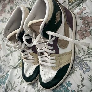 Jordan Women's Green and Purple